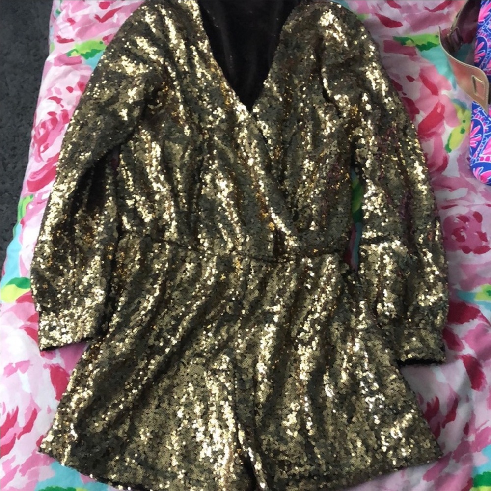 Sequin romper